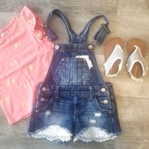 Overall shorts